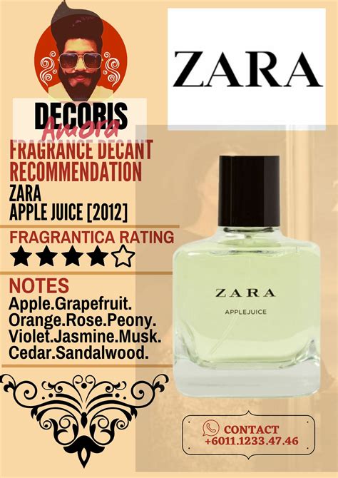 zara apple juice perfume review